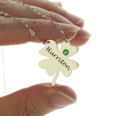 Clover Good Luck Charms Shamrocks Necklace Silver - The Handmade ™