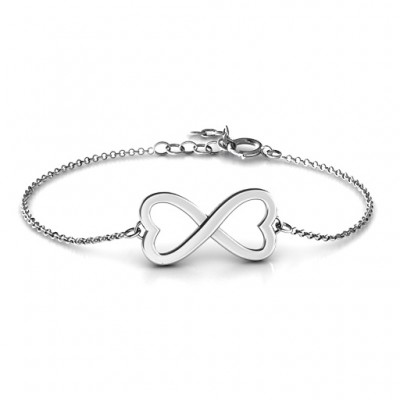 Double Heart Infinity Bracelet - The Handmade ™