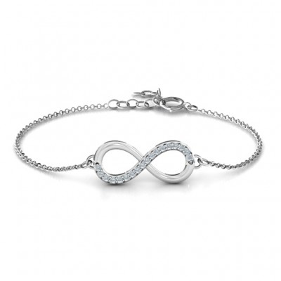 Infinity Bracelet with Single Accent Row - The Handmade ™