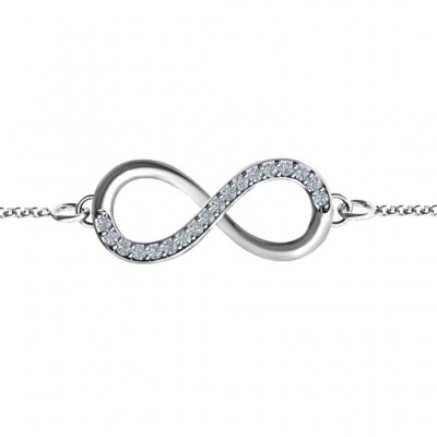Infinity Bracelet with Single Accent Row - The Handmade ™