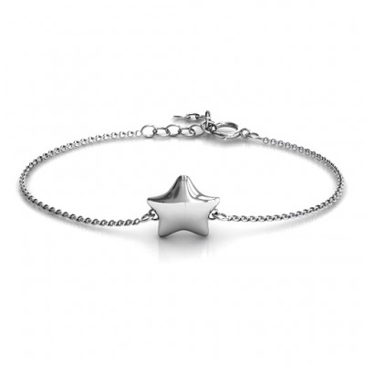 Silver Lucky Star Bracelet - The Handmade ™
