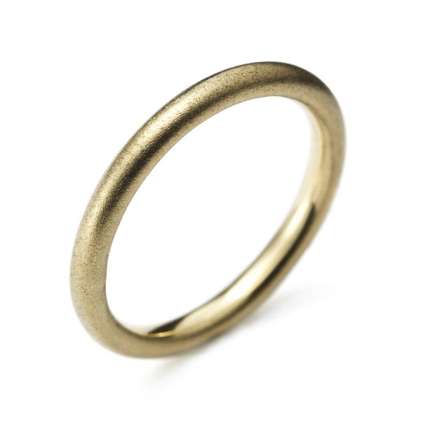 Yellow Gold Halo Ring - The Handmade ™