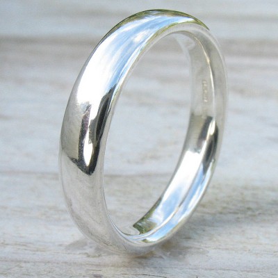 Comfort Fit Silver Ring - The Handmade ™