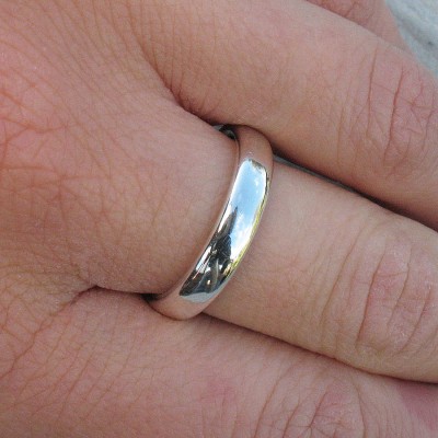 Comfort Fit Silver Ring - The Handmade ™