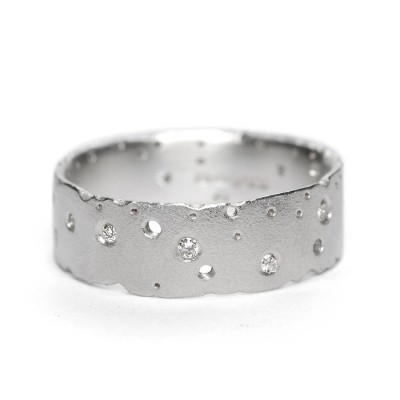 Diamond White Gold Ring - The Handmade ™