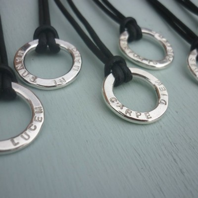 Unisex Silver Halo Necklace - The Handmade ™