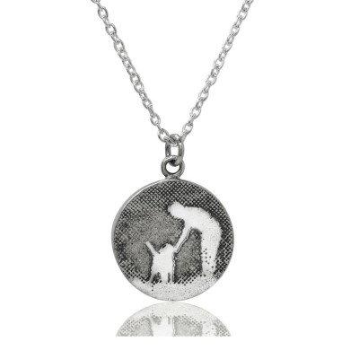 Walk With Me Dog Necklace - The Handmade ™