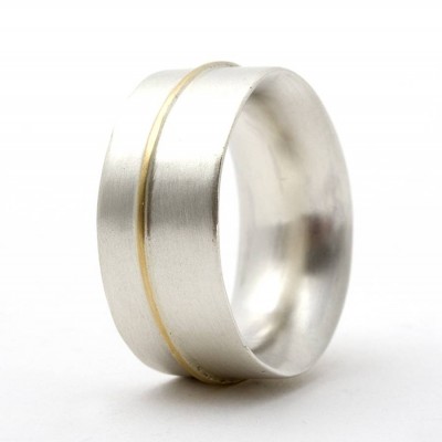 Chunky Ring With Gold Detail - The Handmade ™