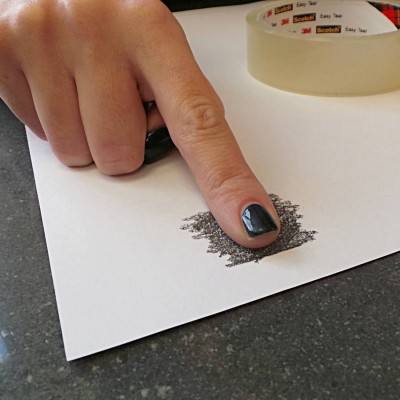 Inked Fingerprint Dog Tag Necklace - The Handmade ™