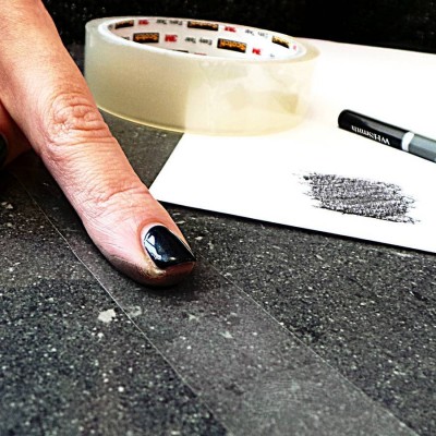 Inked Fingerprint Dog Tag Necklace - The Handmade ™
