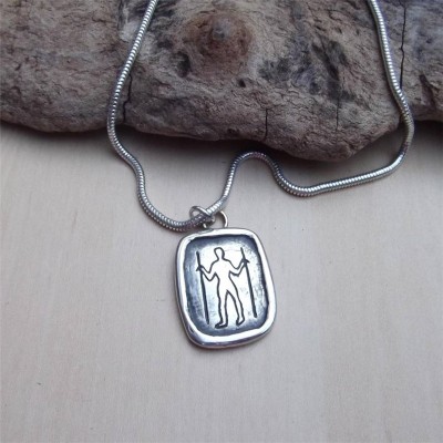 Long Man Silver Pendant - The Handmade ™