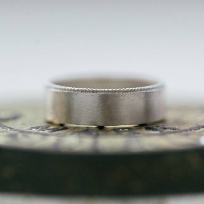Mens Decorated Wedding Ring In Gold - The Handmade ™