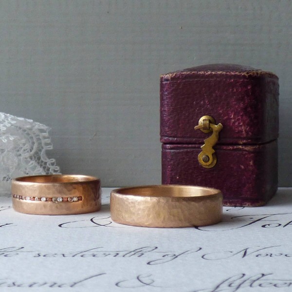 Mars Mens Fairtrade Rose Gold Wedding Ring - The Handmade ™