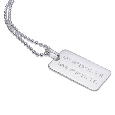 Mens Dog Tag Chain Necklace - The Handmade ™