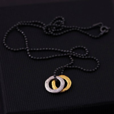 Mens Mixed Metal Eternity Necklace - The Handmade ™