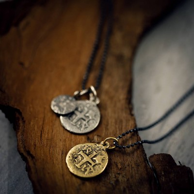 Mens Pieces Of Eight Pirate Necklace - The Handmade ™