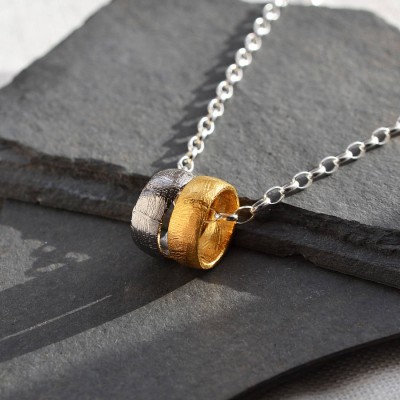 Meteorite Ring Necklace - The Handmade ™
