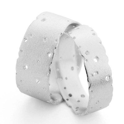 Patterned Silver Band - The Handmade ™