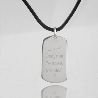 Coordinates Dog Tag Necklace - The Handmade ™