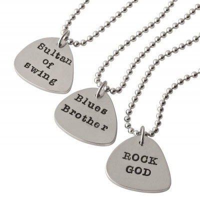 Personalised Mens Plectrum Chain - The Handmade ™