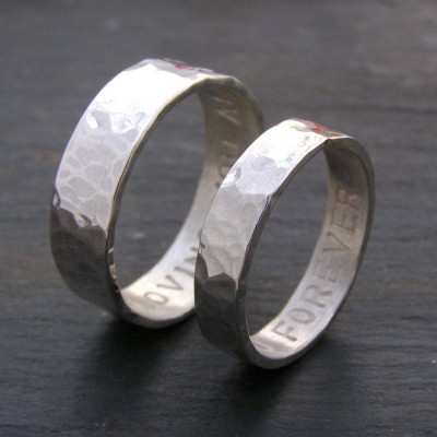 Personalised His And Hers Rings - The Handmade ™