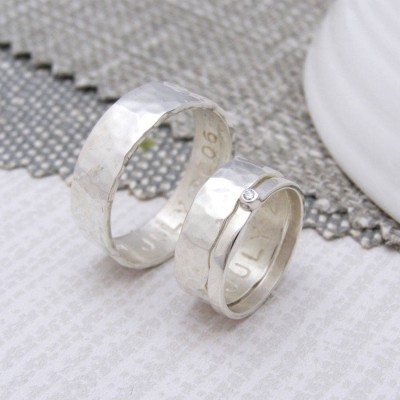 Personalised His And Hers Rings - The Handmade ™