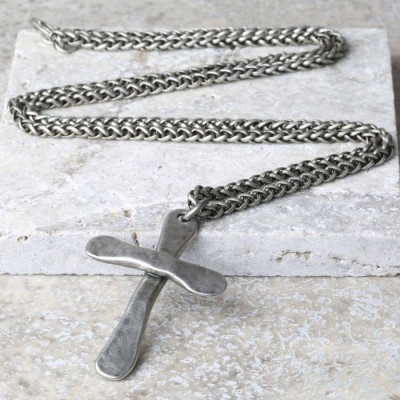 Mens Antique Cross Necklace - The Handmade ™