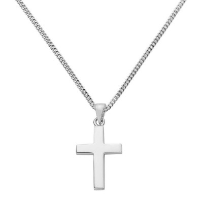 Personalised Mens Silver Cross Pendant - The Handmade ™