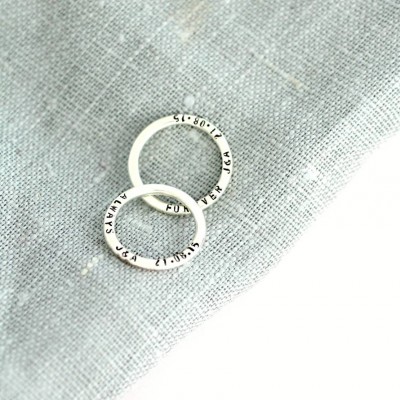 Personalised Message Ring - The Handmade ™