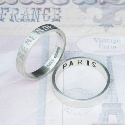 Personalised Remember… Your Story Ring - The Handmade ™