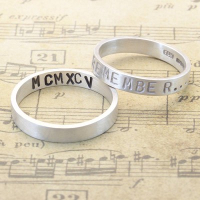 Personalised Remember… Your Story Ring - The Handmade ™