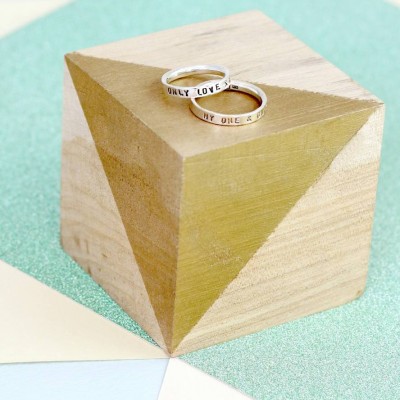 Personalised Script Ring For Couples - The Handmade ™