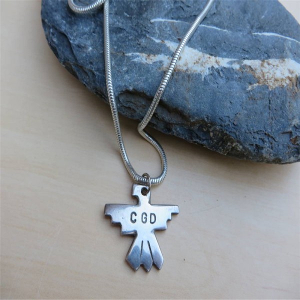 Silver Thunderbird Necklace - The Handmade ™