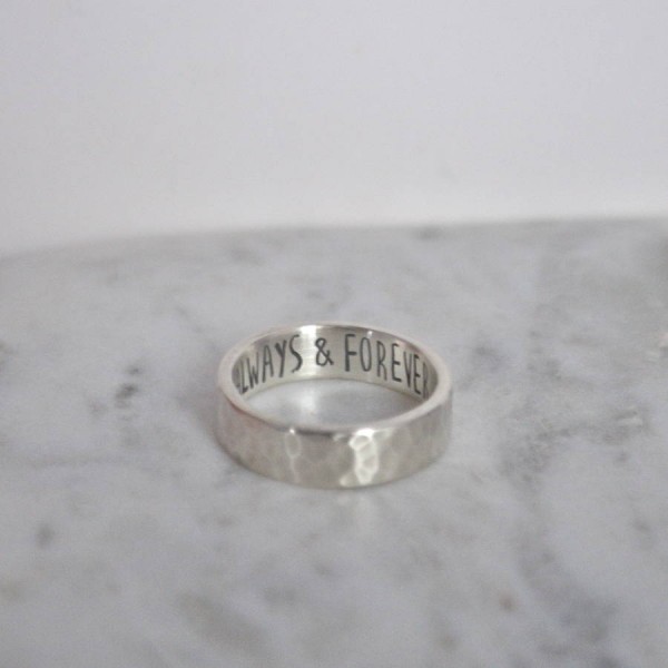 Silver Secret Message Ring - The Handmade ™