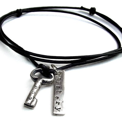 Silver Key Necklace - The Handmade ™