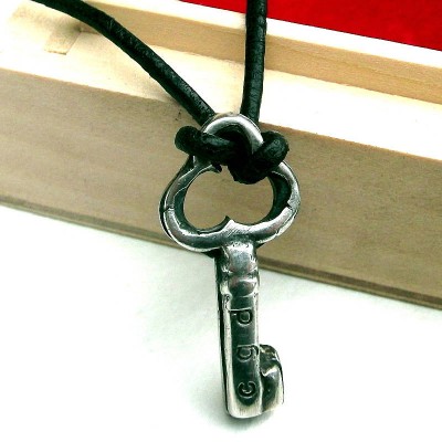 Silver Key Necklace - The Handmade ™