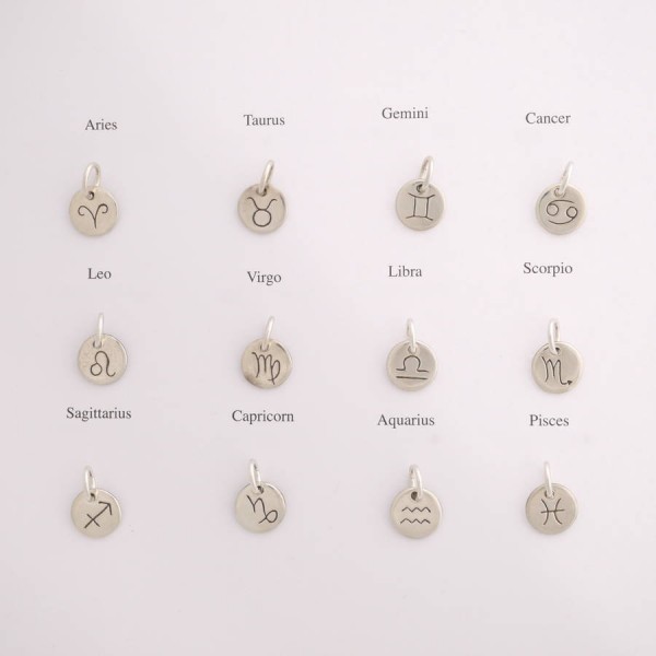 Silver Zodiac Necklace - The Handmade ™