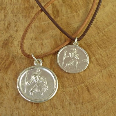 St Christopher Silver Necklace - The Handmade ™