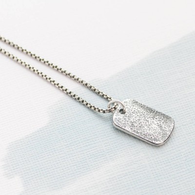 Dog Tag Necklace With Baby Birth Info - The Handmade ™