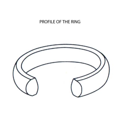 Gold Wedding Band Wedding Ring - The Handmade ™