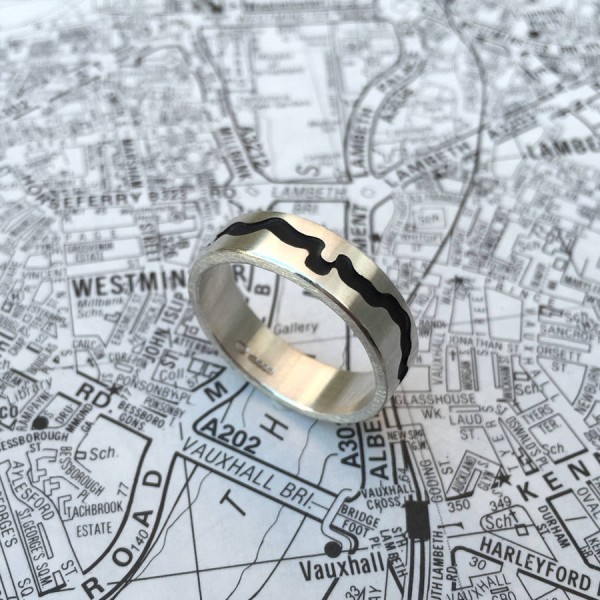 River Thames Cutout Ring - The Handmade ™