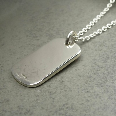 Silver Medical ID Tag - The Handmade ™