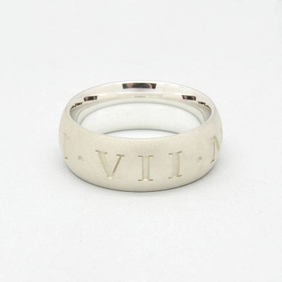 Silver Roman Numeral Ring - The Handmade ™