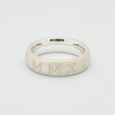 Silver Roman Numeral Ring - The Handmade ™