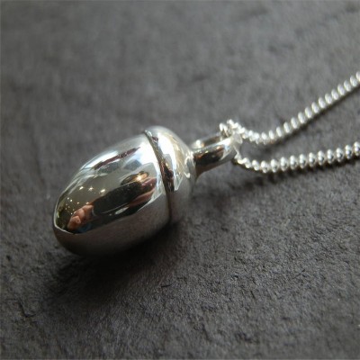 Silver Toggle Acorn Pendant - The Handmade ™