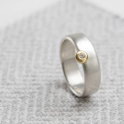 Slim Offset Ring - The Handmade ™