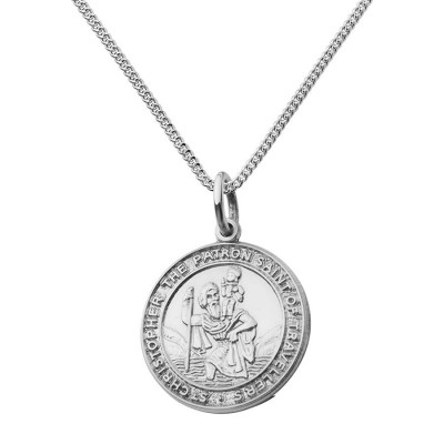 St Christopher Chunky Round Necklace - The Handmade ™