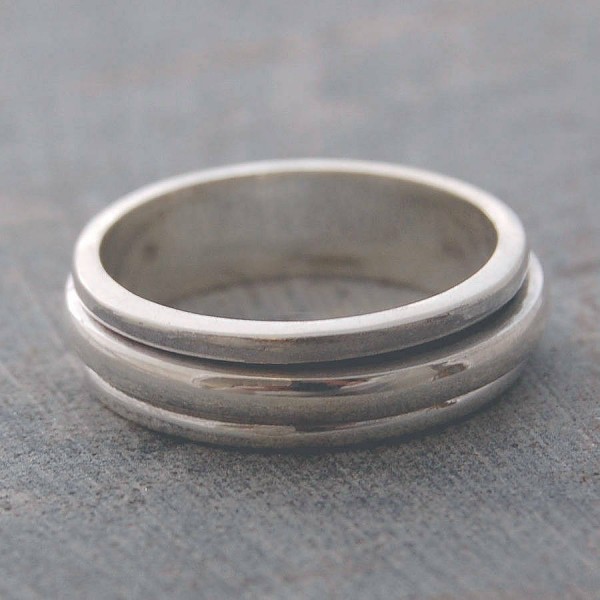 Silver Spin Ring - The Handmade ™