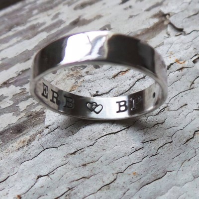 Silver Personalised Ring - The Handmade ™