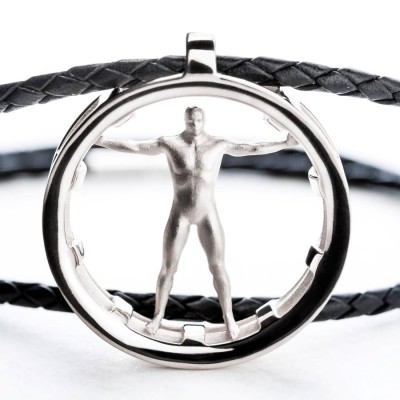 Vitruvian Man Pendant - The Handmade ™